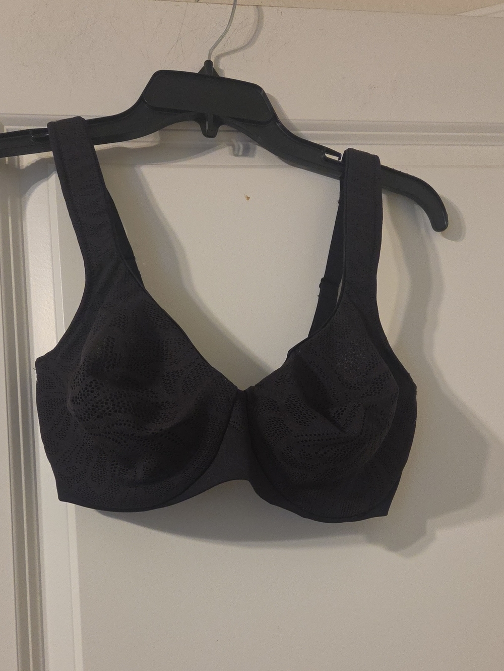 Bali Black Full Coverage Underwire Bra